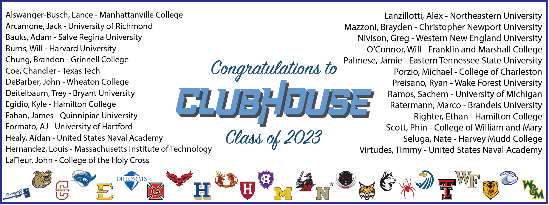 Class of 2023 Banner